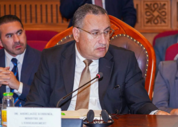 الدكتور عبد العزيز قنصوة، وزير التعليم العالي والبحث العلمي والقائم بأعمال وزير الثقافة، في أعمال الدورة الرابعة للجنة المشتركة المصرية التشادية، التي عُقدت بالعاصمة التشادية إنجامينا