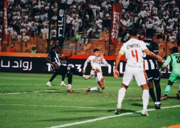 لاعبو الزمالك في مباراة